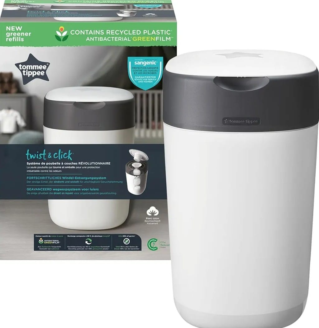 tommee tippee , Windel-Entsorgungssystem, Windeleimer,NEU