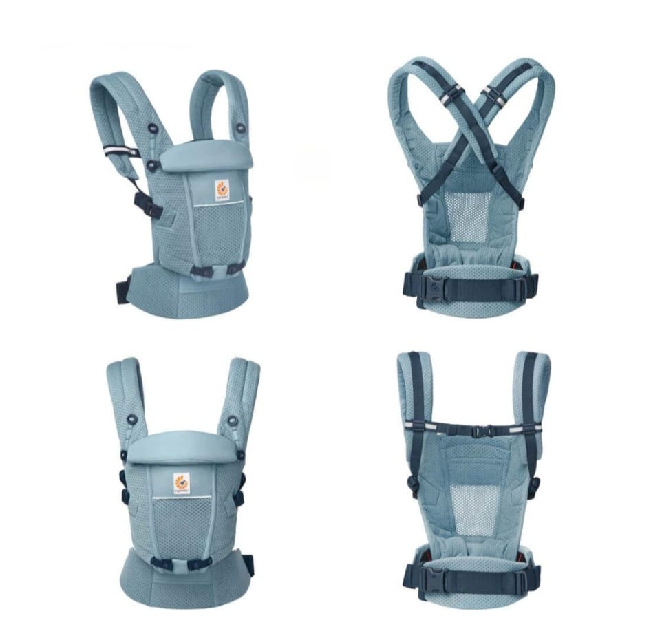 Ergobaby Babytrage Adapt, Soft Flex Mesh, Slate Blue,B-WARE