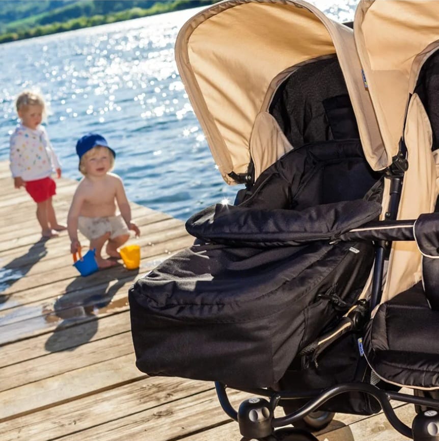 hauck 2in1 Soft Tragetasche & Fußsack für Buggy und Geschwisterwagen,B-WARE