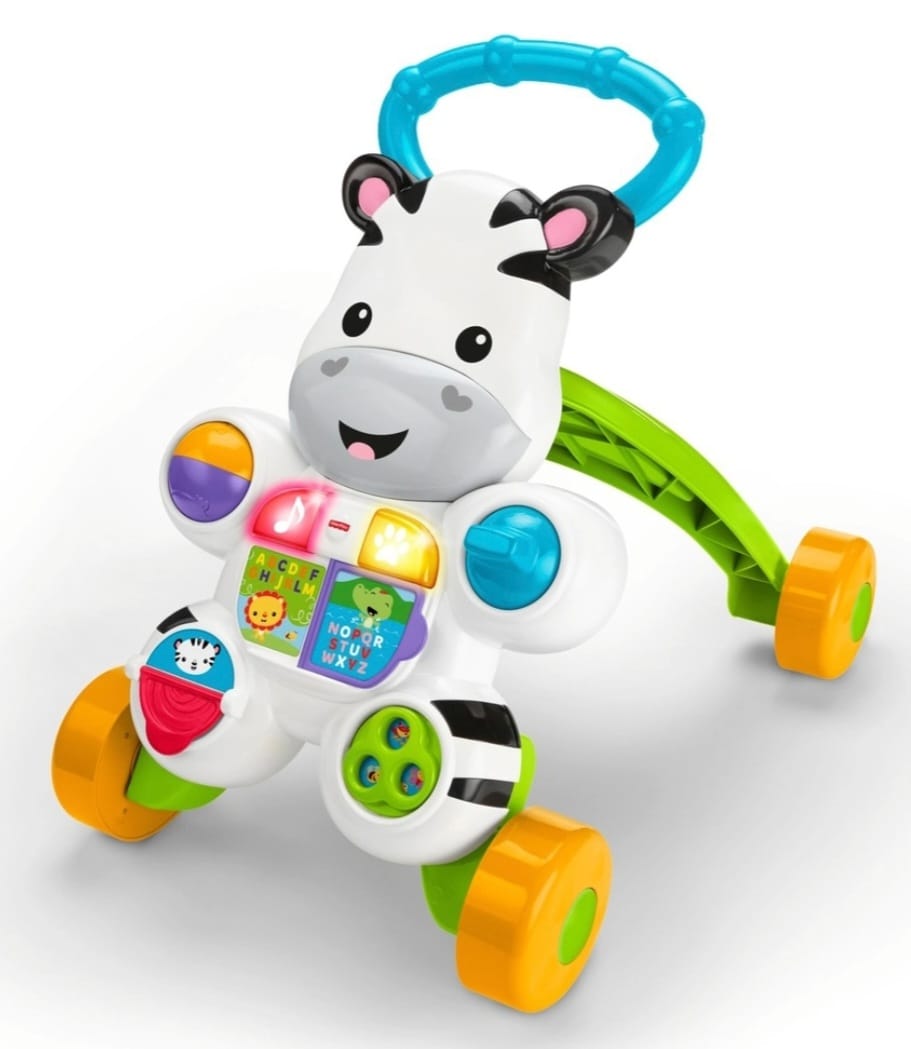 Fisher-Price Lern mit mir Zebra-Lauflernwagen als interaktive Lauflernhilfe,B-WARE