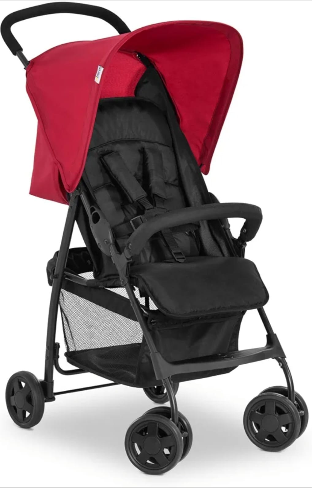 hauck Buggy Sport, Red - Federleichter Reisebuggy 5,9 kg - mit Liegefunktion,B-WARE