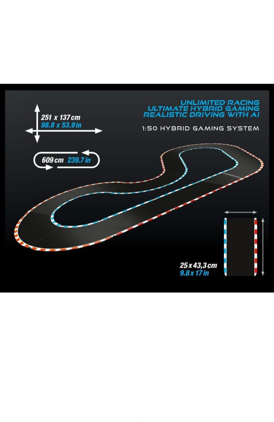 Carrera HYBRID Runway Chase , B-WARE
