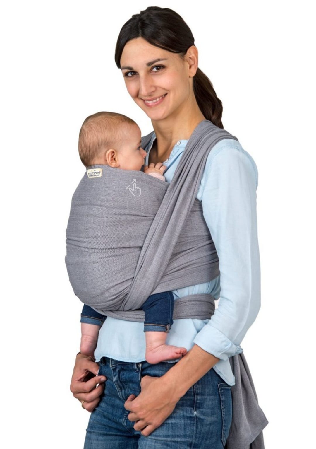 Babytrage Carry Sling Grey, B-WARE