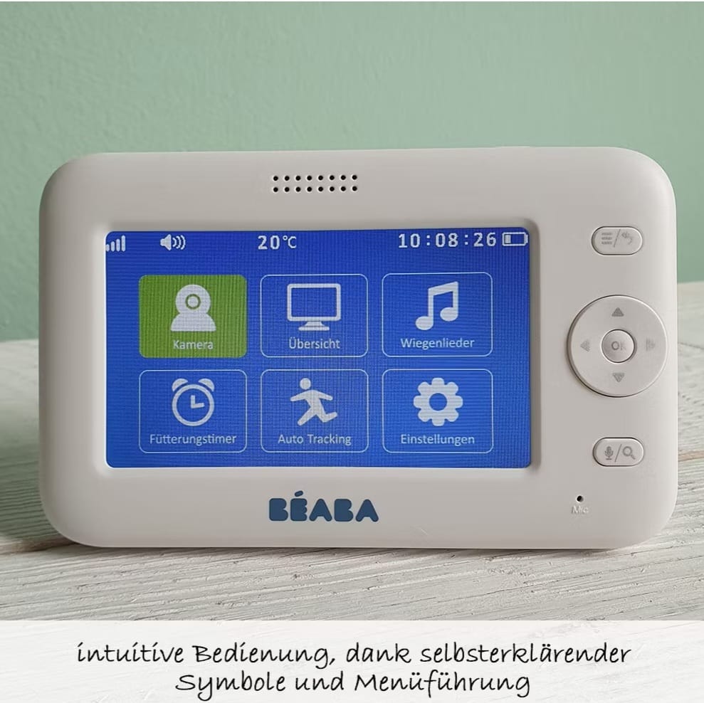 Beaba Video-Babyphone mit Kamera,Zen Plus 4,3 Zoll, gebraucht