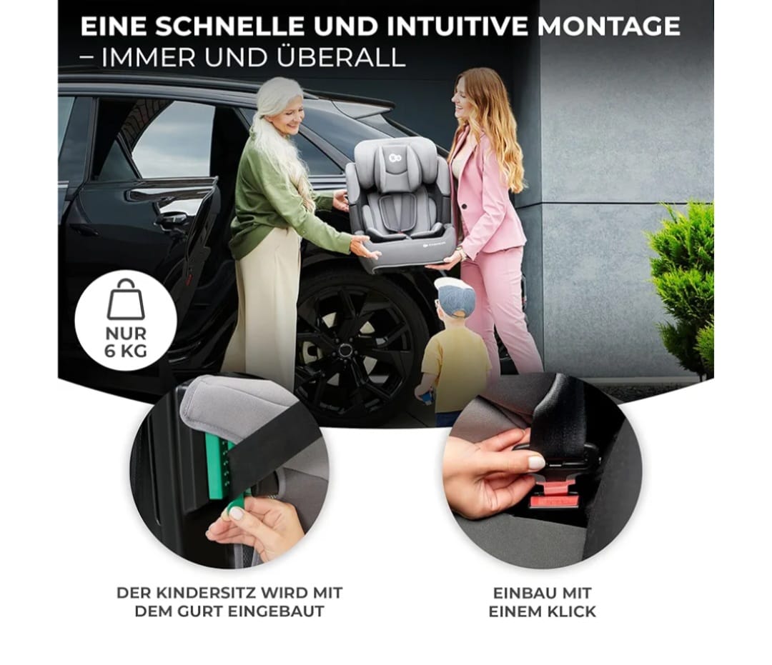 Kinderkraft COMFORT UP Autokindersitz i-Size, 76-150 cm,B-WARE