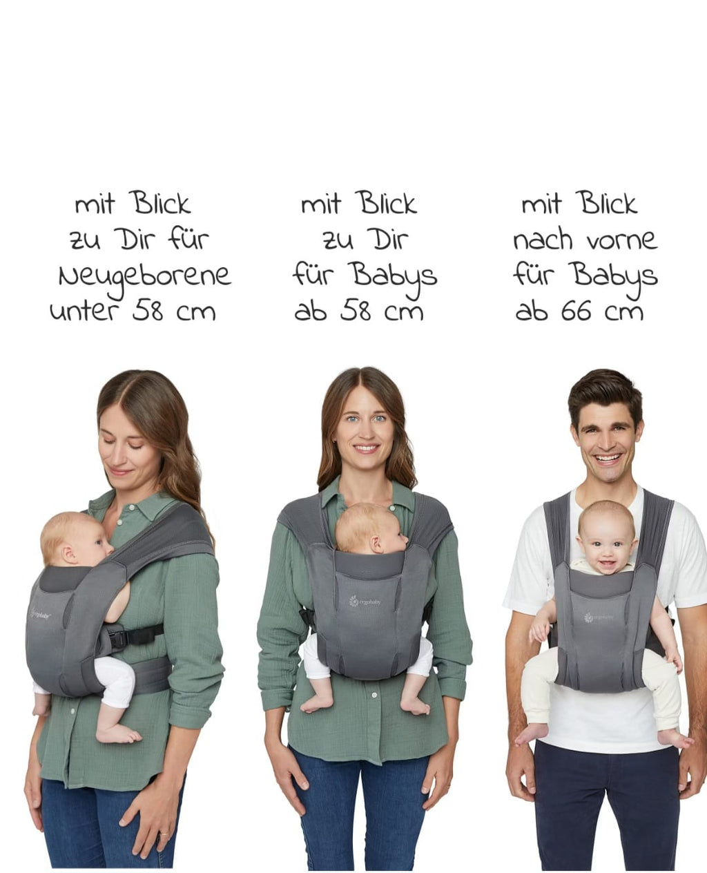 Ergobaby Babytrage Embrace Soft Air Mesh für Neugeborene,B-WARE