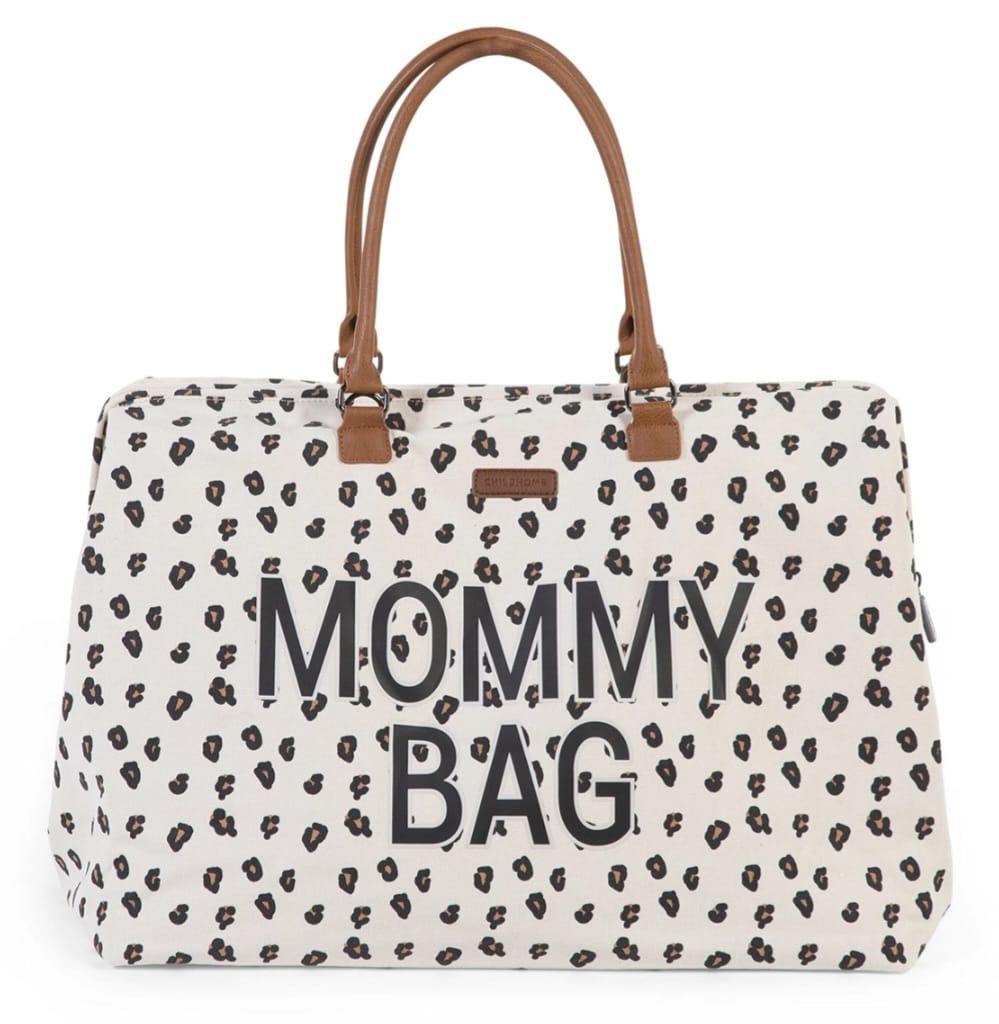 Childhome Mommy Bag mit Leopardenmuster – große Wickeltasche