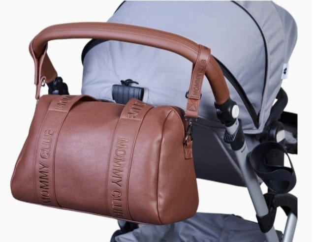 Childhome - Wickeltasche MOMMY CLUB LEATHER braun, B-WARE