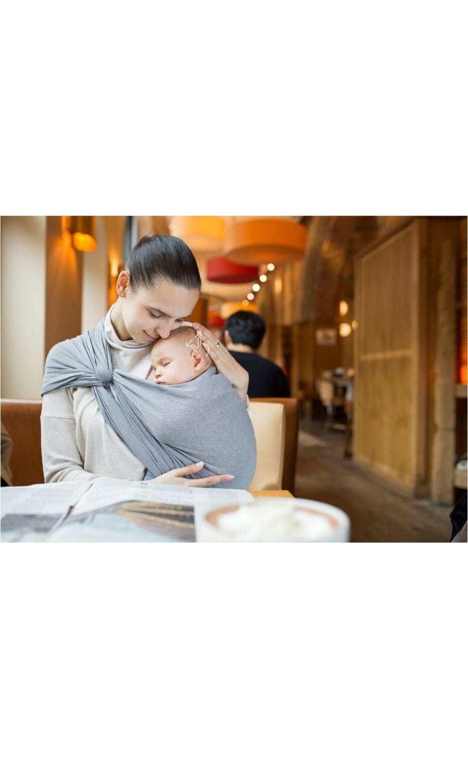 Babytrage Carry Sling Grey, B-WARE