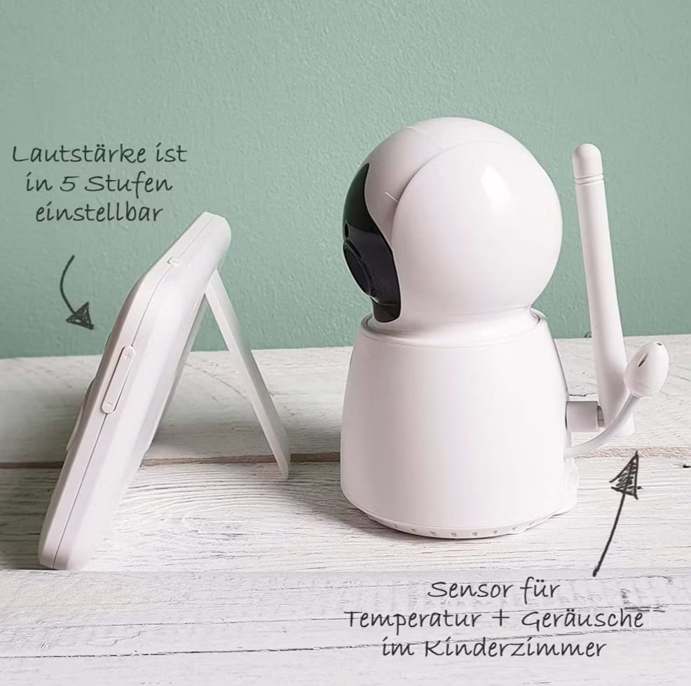 Beaba Video-Babyphone mit Kamera,Zen Plus 4,3 Zoll, gebraucht