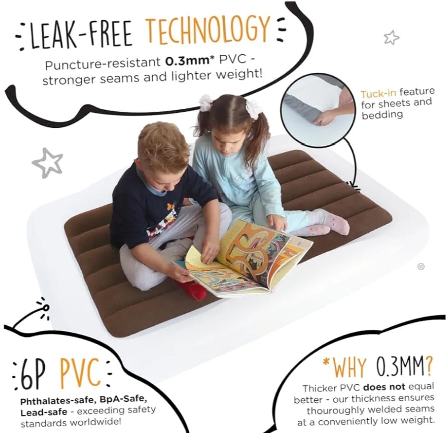 Das Shrunks Reisebett für Kleinkinder ist eine tragbare, aufblasbare Luftmatratze,B-WARE