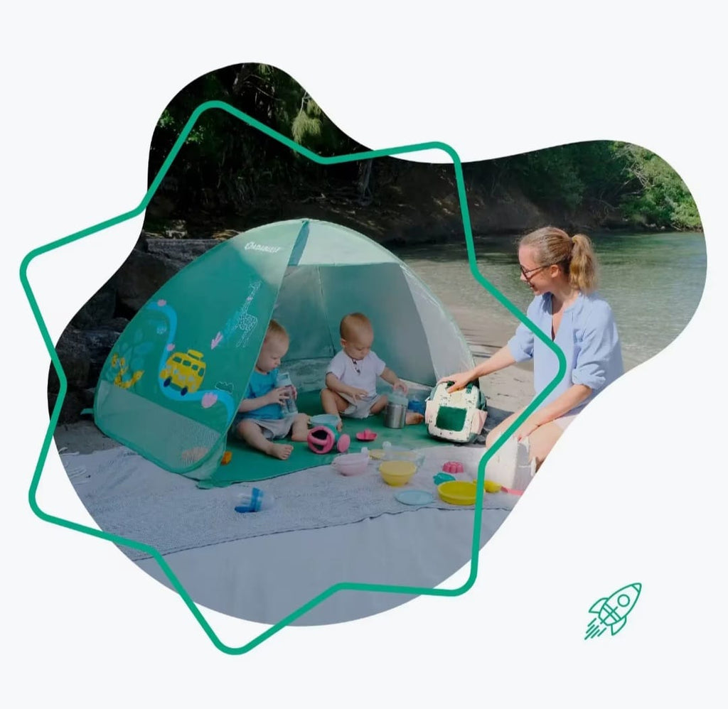 Badabulle Strandmuschel mit UV-Schutz, B-WARE