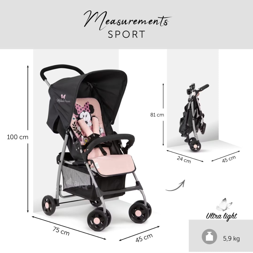 Hauck Buggy Sport - Disney Minnie Sweetheart, B-WARE