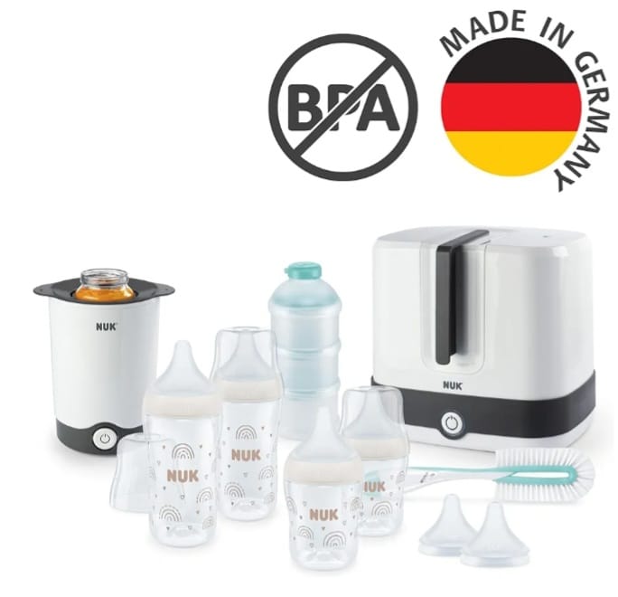 NUK Perfect Match Complete Feeding Set,Ab 0 Monate, Vario Express-Sterilisator, B-WARE