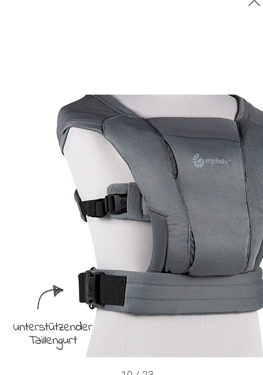 Ergobaby Babytrage Embrace Soft Air Mesh für Neugeborene,B-WARE