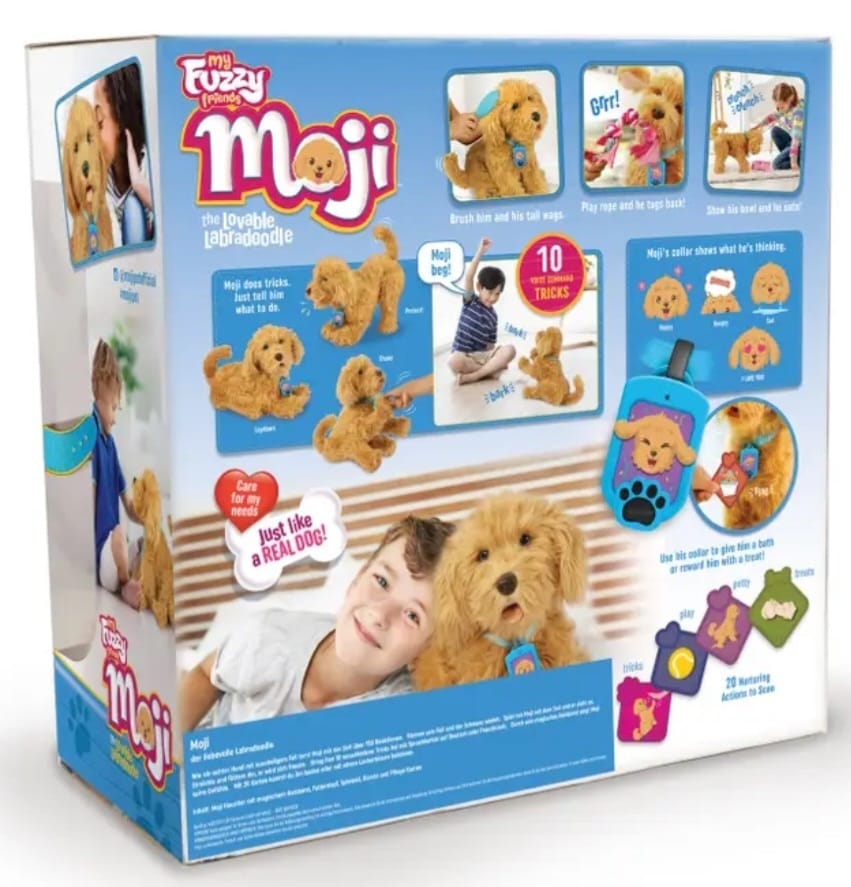 Mein flauschiger Freund Moji, interaktiver Hund – 150 Reaktionen, B-WARE