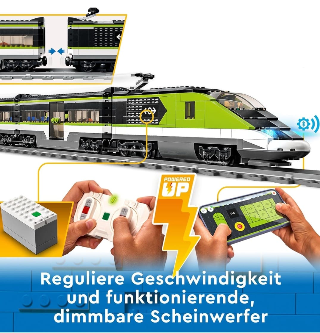LEGO City Trains - Personen-Schnellzug, B-WARE