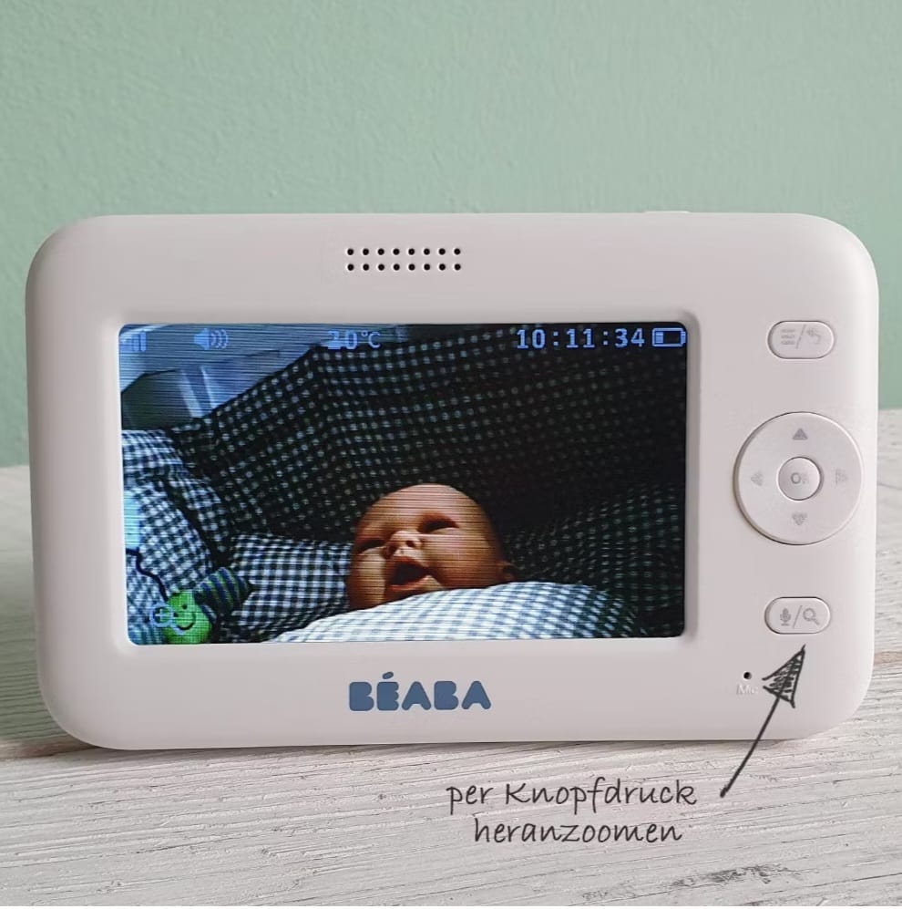 Beaba Video-Babyphone mit Kamera,Zen Plus 4,3 Zoll, gebraucht