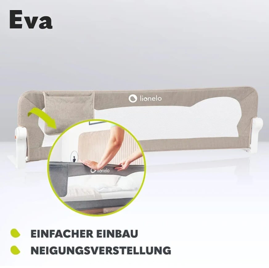 ﻿Lionelo Eva Rausfallschutz Bett, B-WARE