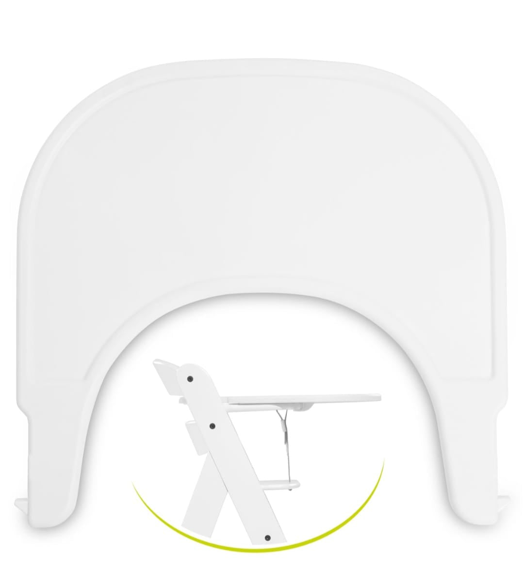 Hauck Essbrett und Tisch für Alpha Hochstuhl (Click Tray) - White / Weiss, B-WARE