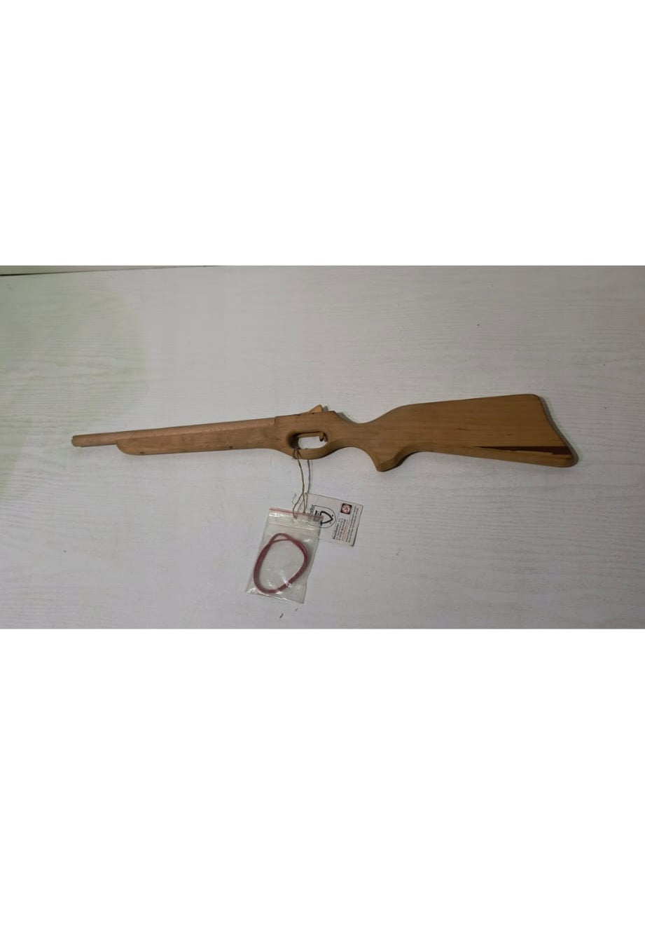Gewehr mit Funktion (Gummikampf), Gummipistole aus Holz, B-WARE
