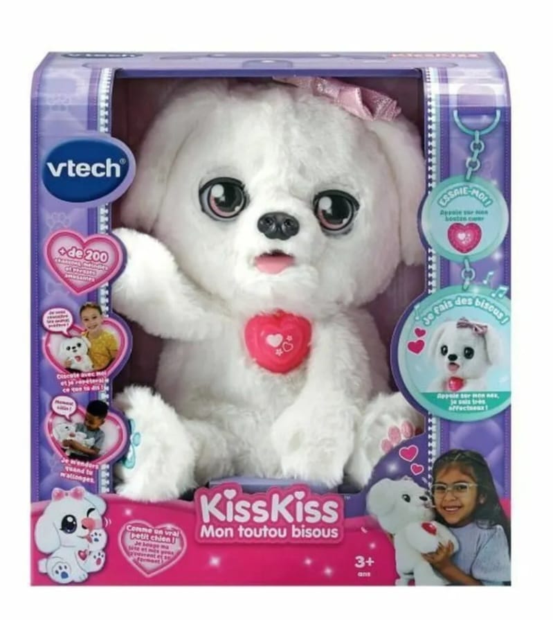 VTech KIDIFRIENDS KISSKISS, MON TOUTOU BISOUS, B-WARE, FRANZÖSISCH