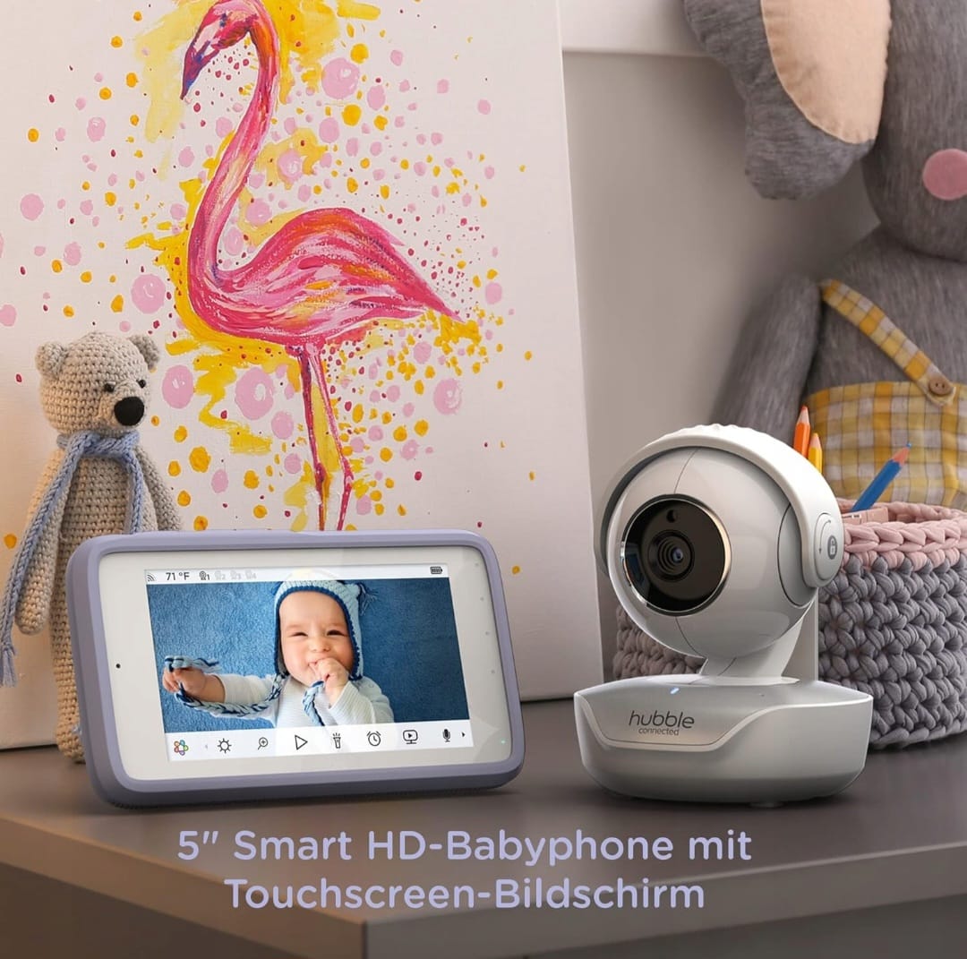 Hubble Connected Nursery Pal Premium Baby Monitor with Camera, gebraucht