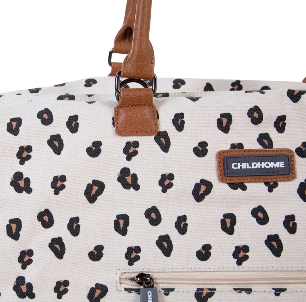 Childhome Mommy Bag mit Leopardenmuster – große Wickeltasche