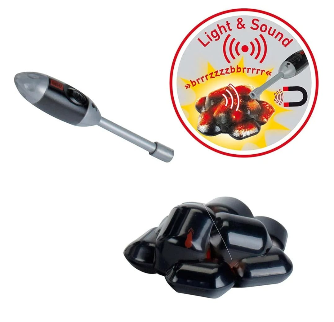 Theo Klein 9466 Weber Kugelgrill One Touch Premium | Kinder-Grill mit Licht, Sound und zahlreichem Zubehör, B-WARE