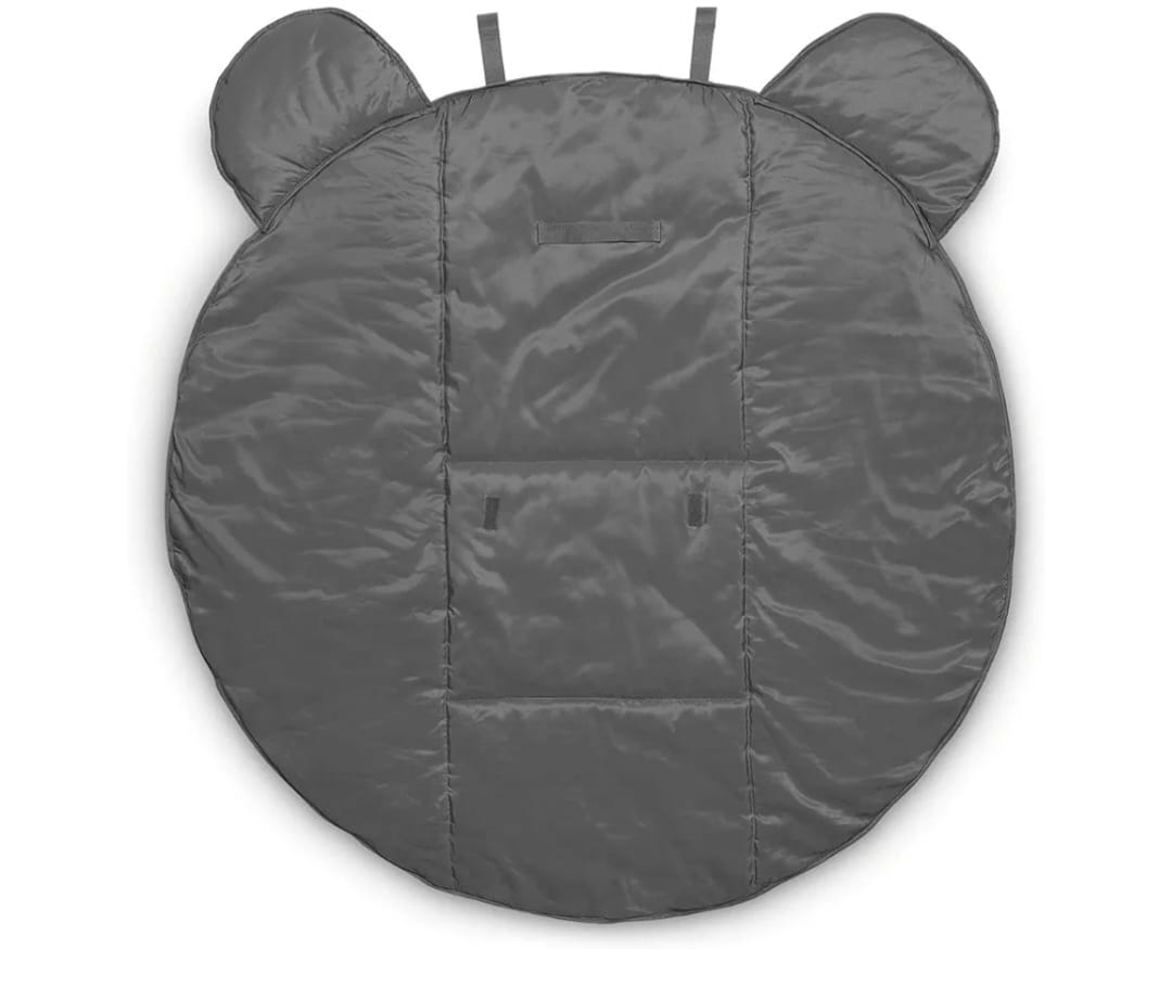 Jollein Kuscheldecke Baby Ø 110 cm,Storm Grey, B-WARE