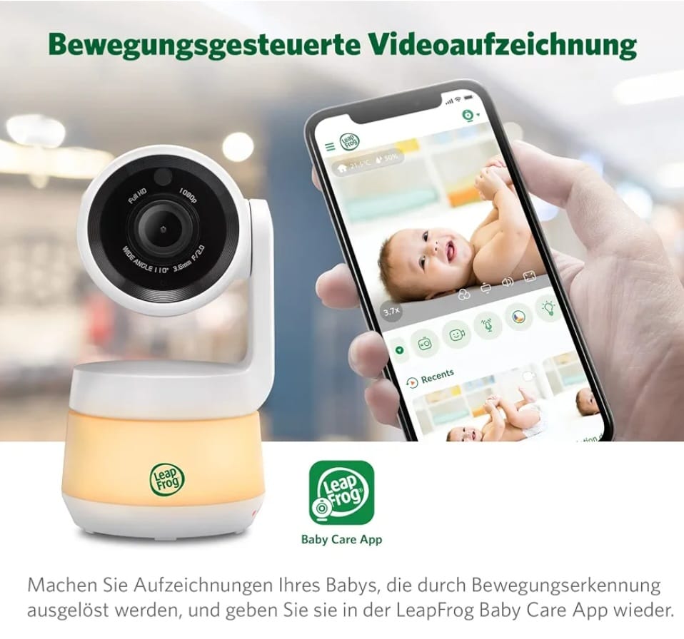 LeapFrog LF925HD Babyphone 720p 5 Zoll HD Display mit Kamera, B-WARE