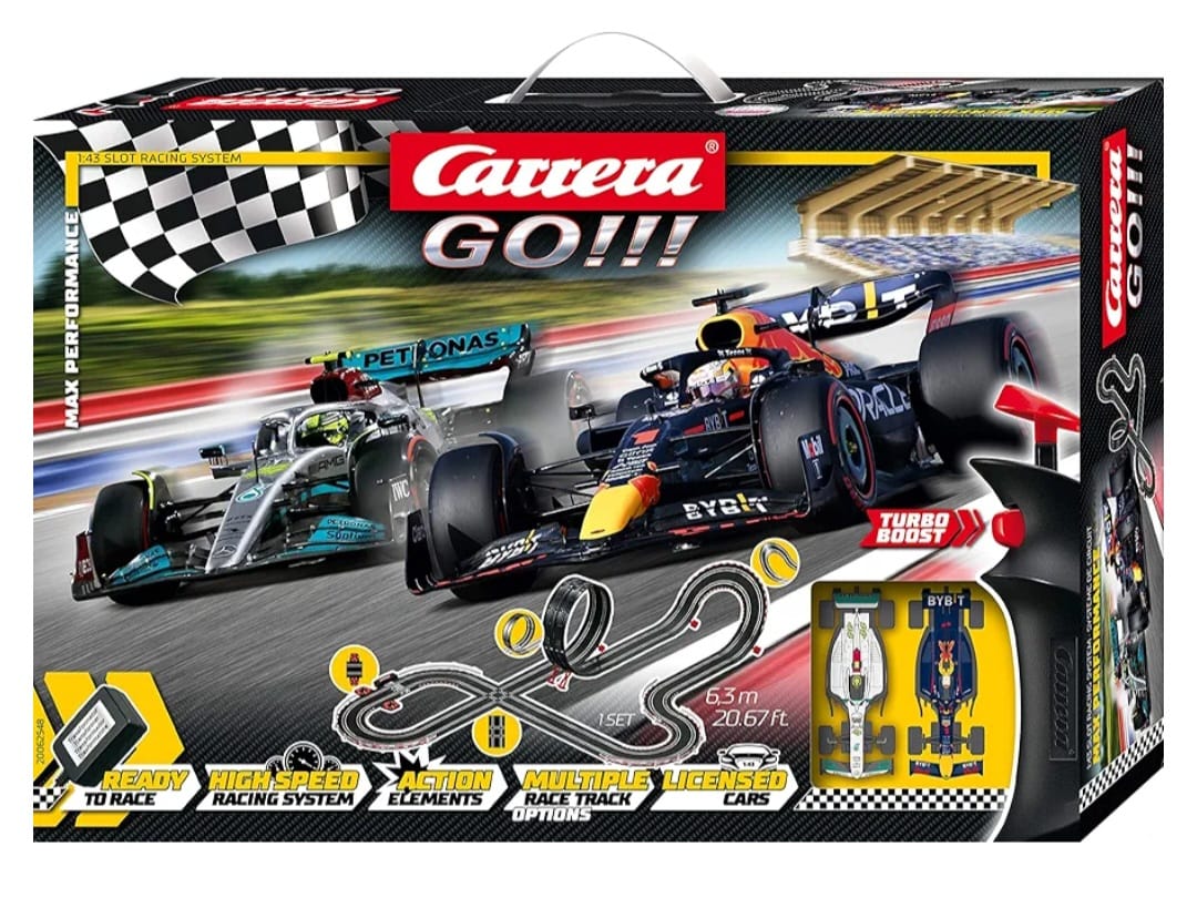 Carrera Go!!! Max Performance, Formel 1 Rennbahn-Set, B-WARE
