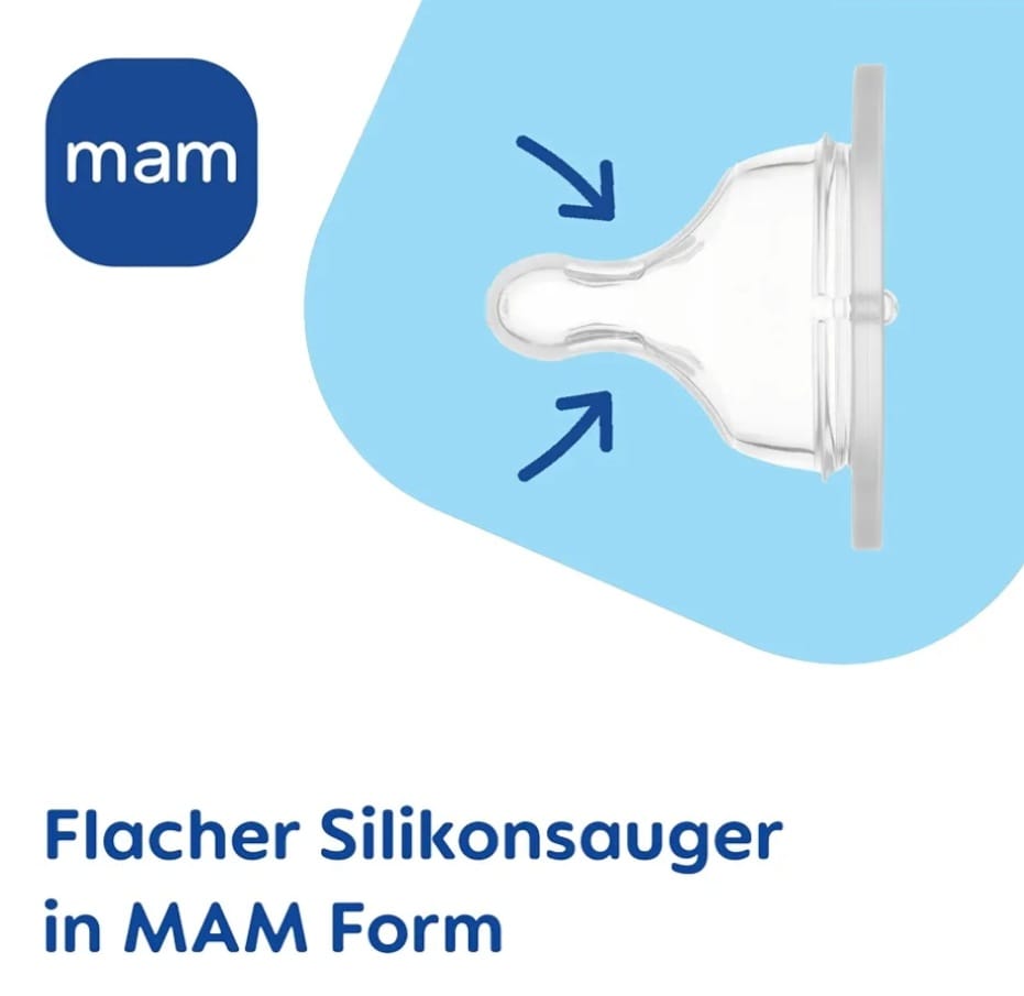MAM Sauger Größe 3 im Doppelpack,Flaschensauger ab 6+Monate,B-WARE
