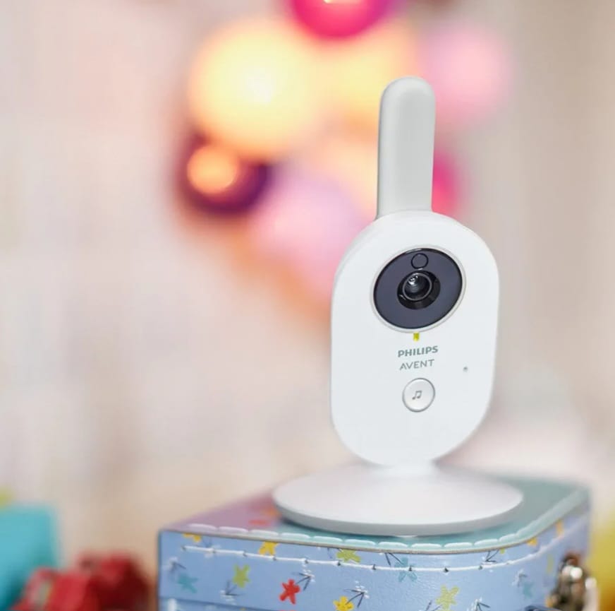 Philips AVENT Babyphone mit Kamera, Tag- und Nachtsicht, gebraucht, leichte Kratzer