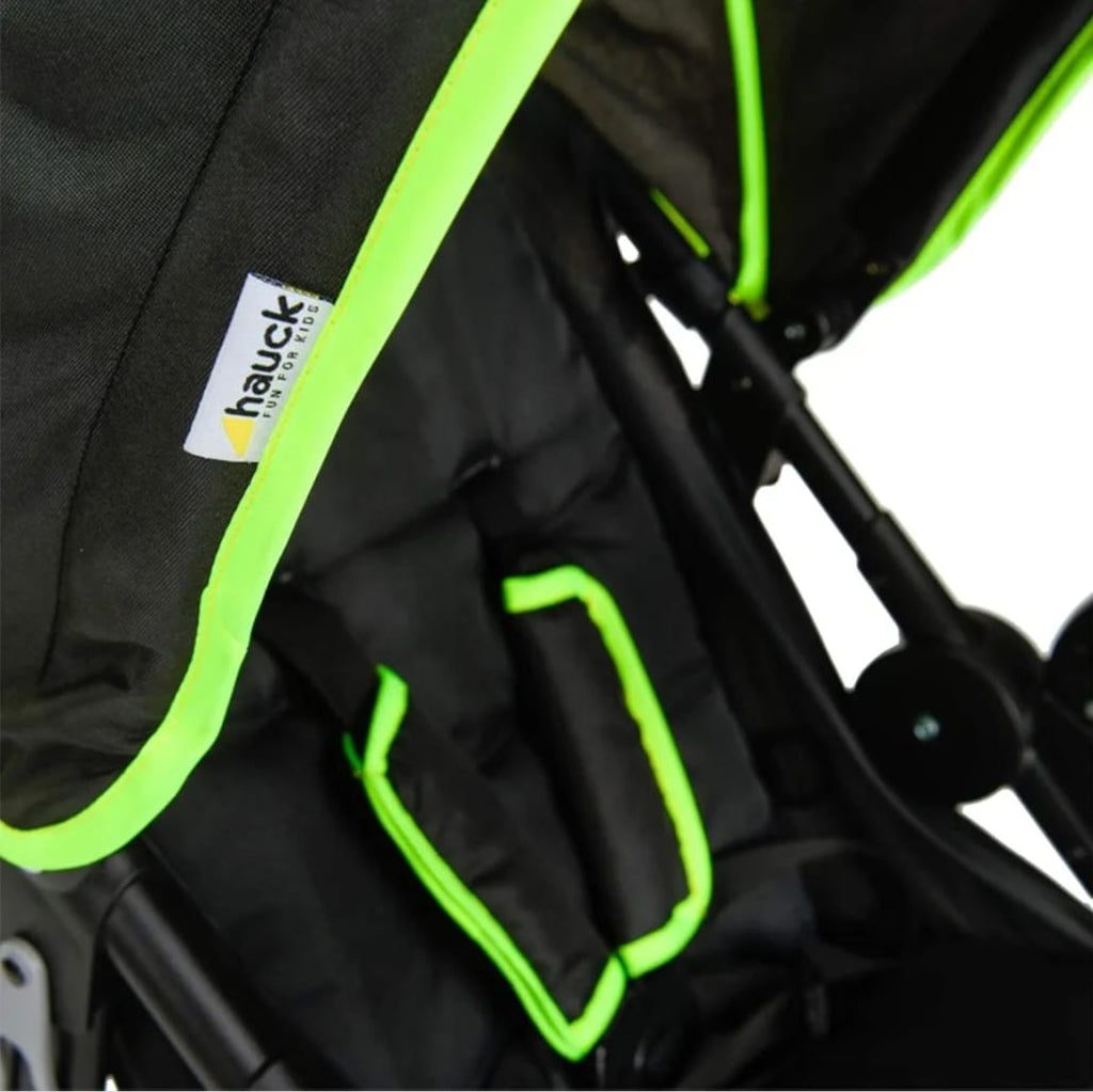 hauck Runner, Black / Neon Yellow - Robuster Dreirad Buggy mit XL Lufträdern,B-WARE