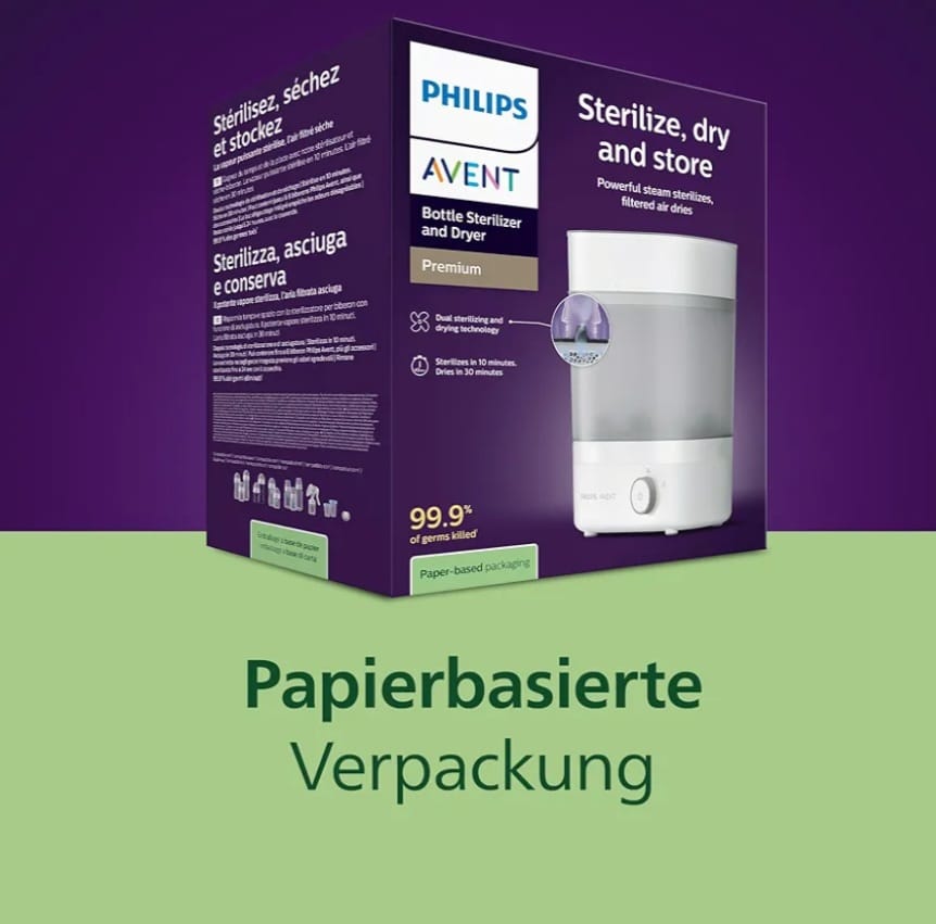 Philips AVENT Babyfläschchen-Sterilisator und -Trockner Premium, B-WARE