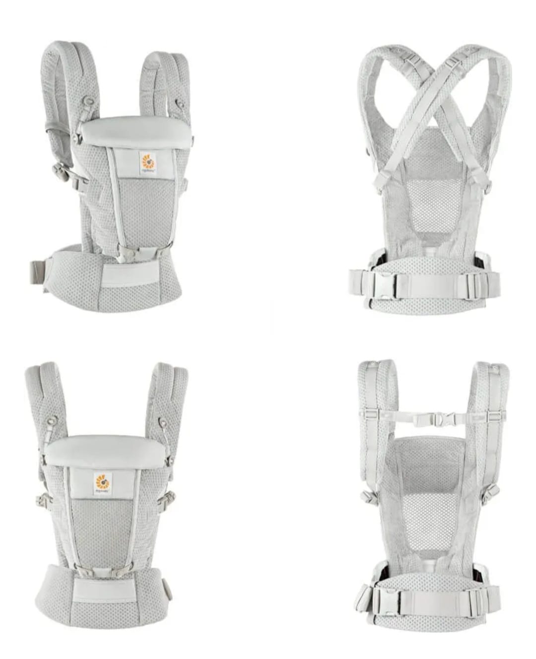 Ergobaby Adapt Softflex Mesh Babytrage Pearl Grey, B-WARE