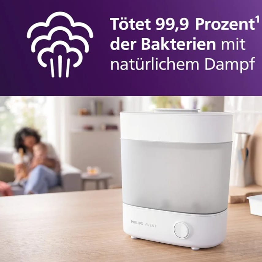 Philips AVENT Babyfläschchen-Sterilisator und -Trockner Premium, B-WARE