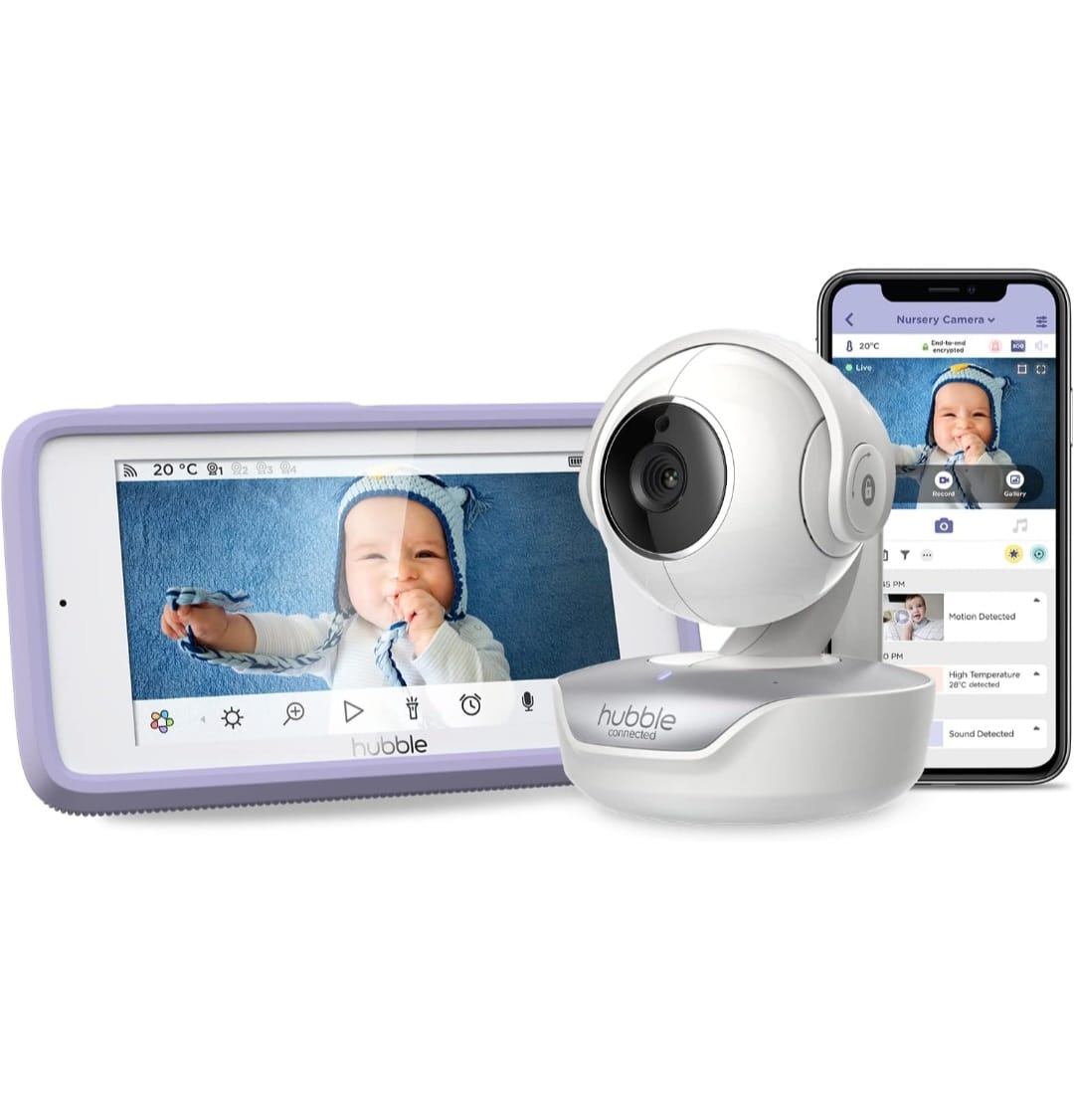 Hubble Connected Nursery Pal Premium Baby Monitor with Camera, gebraucht