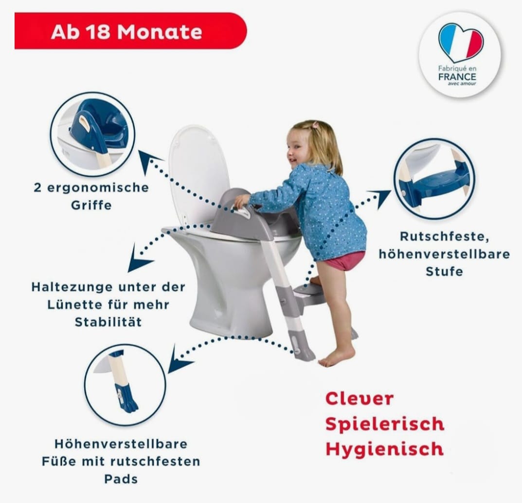Thermobaby - Kinder-WC-Reduzierer,Toilettensitz,Kiddyloo,B-WARE, Kratzer auf der Sitzfläche