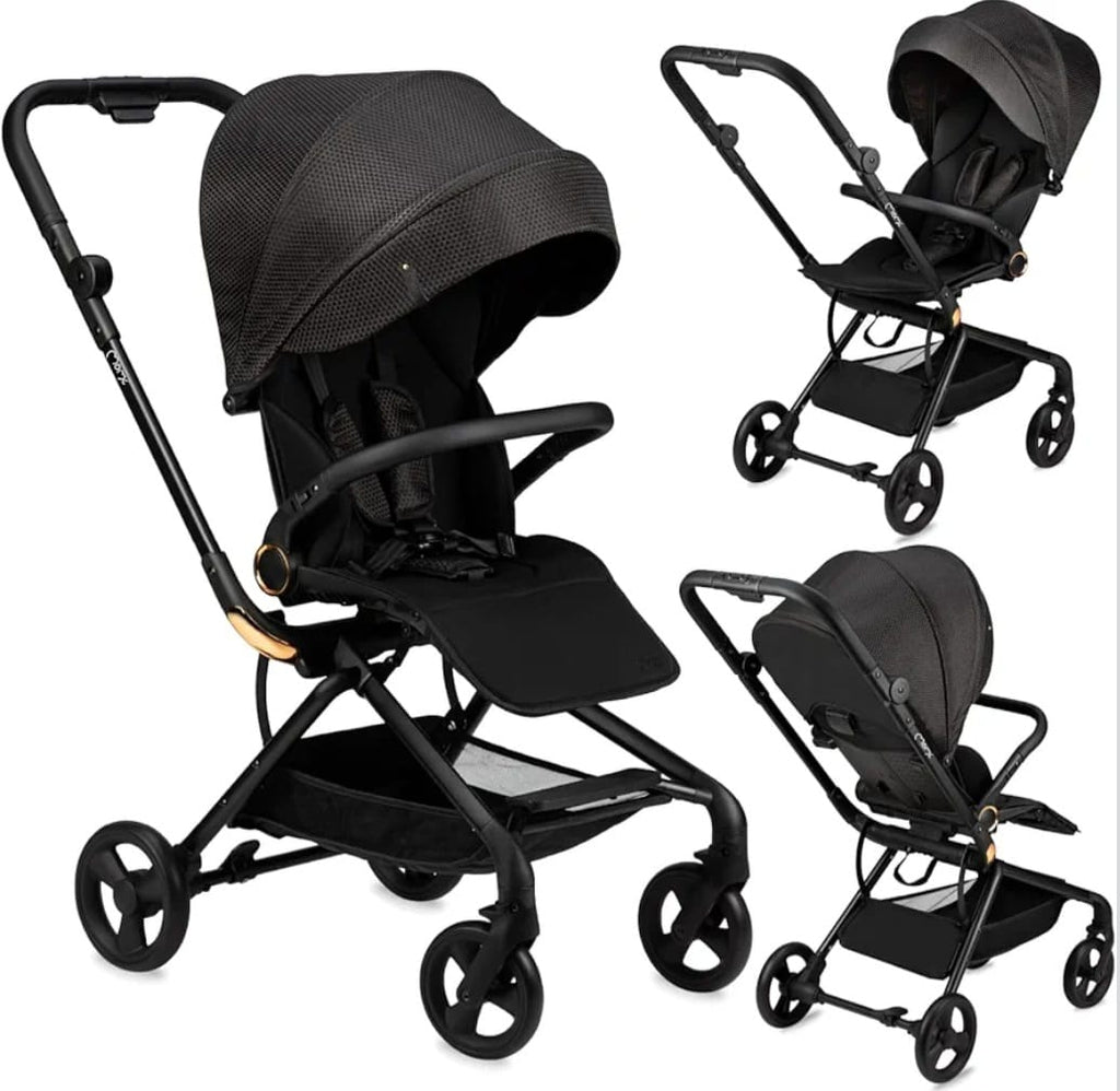 MoMi Kinderwagen ADELLE ab 6. Monat (bis 22 kg), klappbarer Buggy mit 360°-Sitz, B-WARE
