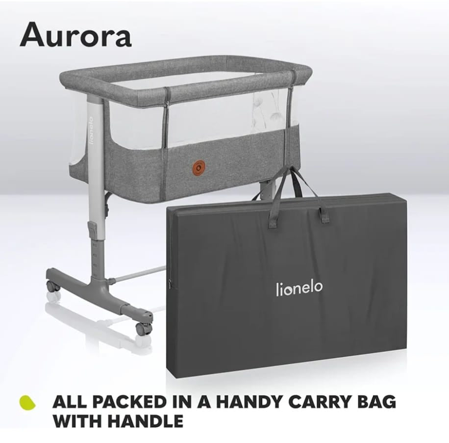 lionelo Aurora 3in1 Baby Beistellbett,B-WARE