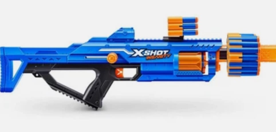 X-Shot Insanity Bezerko von ZURU mit 48 Darts – Outdoor-Spielzeug, B-WARE