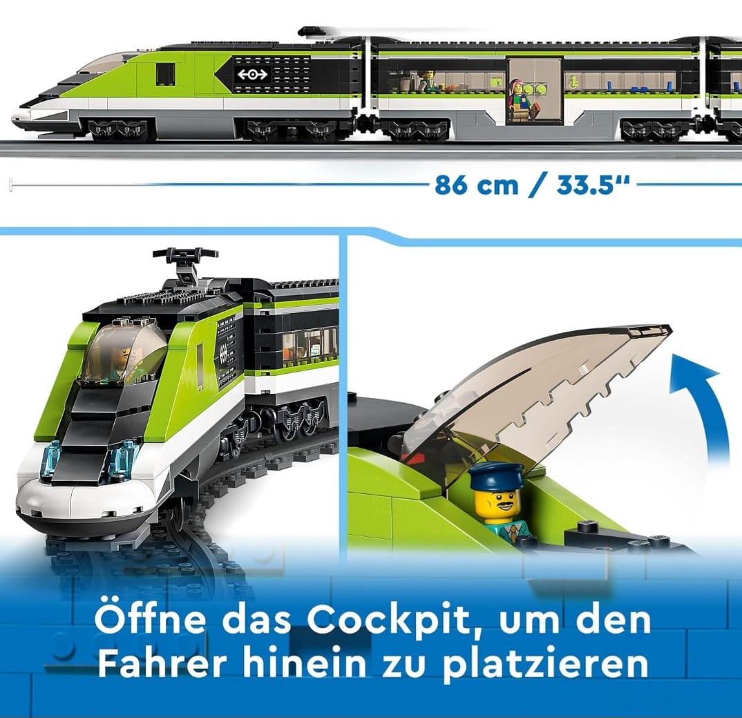 LEGO City Trains - Personen-Schnellzug, B-WARE