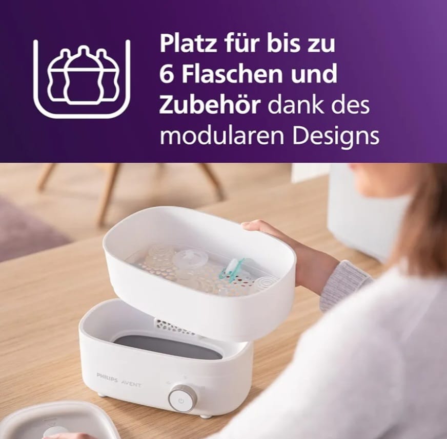 Philips AVENT Babyfläschchen-Sterilisator und -Trockner Premium, B-WARE