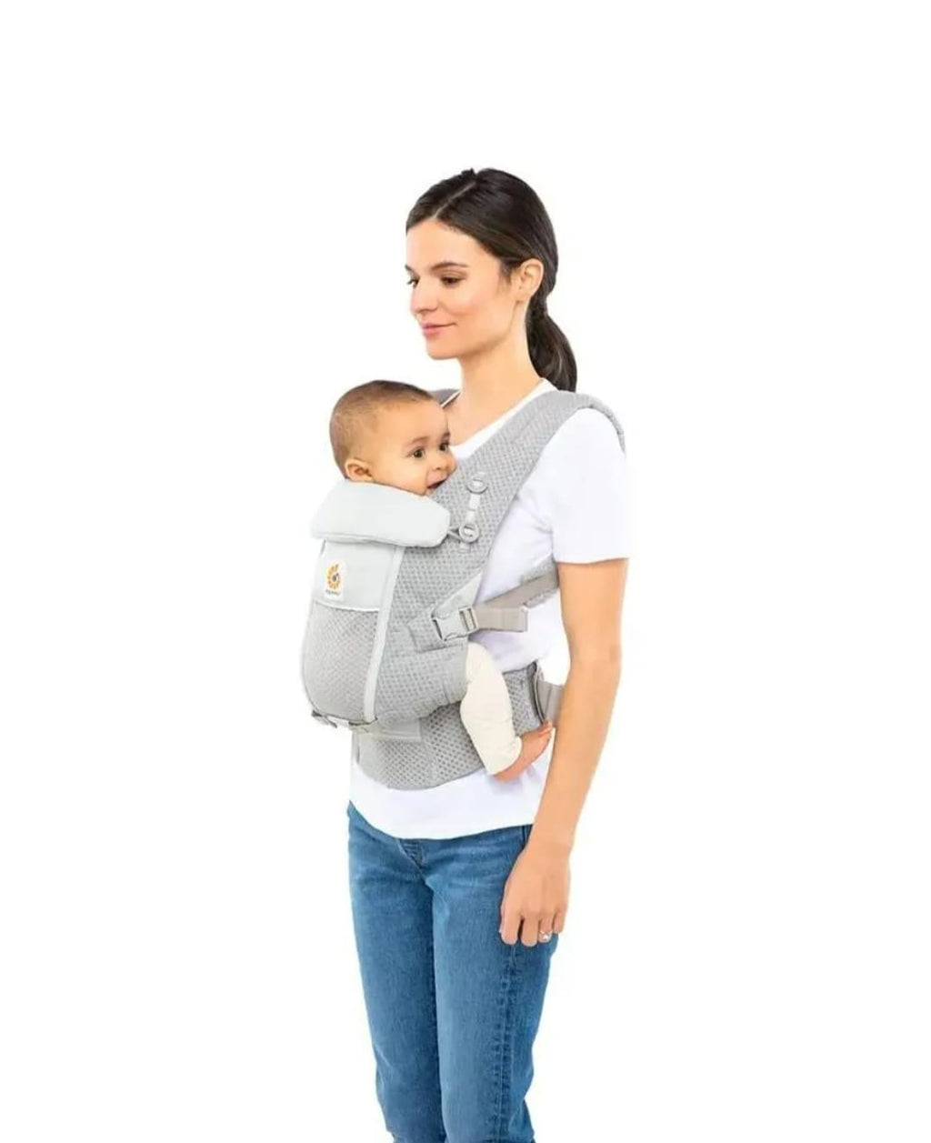 Ergobaby Adapt Softflex Mesh Babytrage Pearl Grey, B-WARE