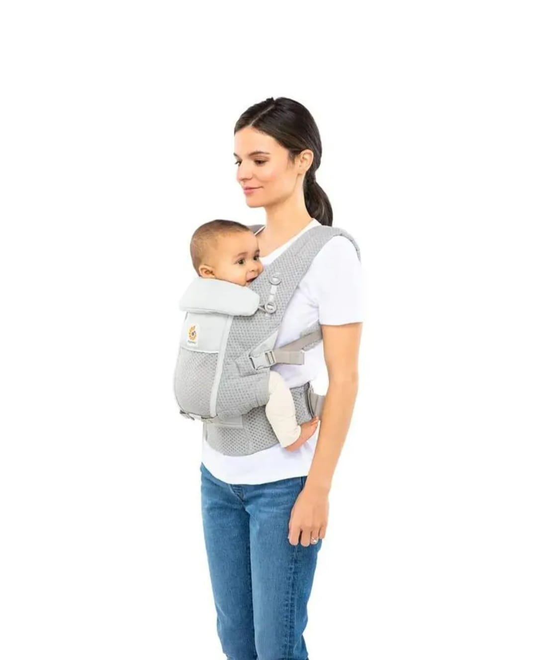 Ergobaby Adapt Softflex Mesh Babytrage Pearl Grey, B-WARE