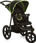 hauck Runner, Black / Neon Yellow - Robuster Dreirad Buggy mit XL Lufträdern,B-WARE