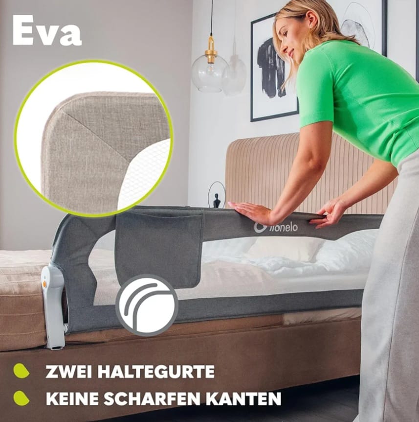 ﻿Lionelo Eva Rausfallschutz Bett, B-WARE