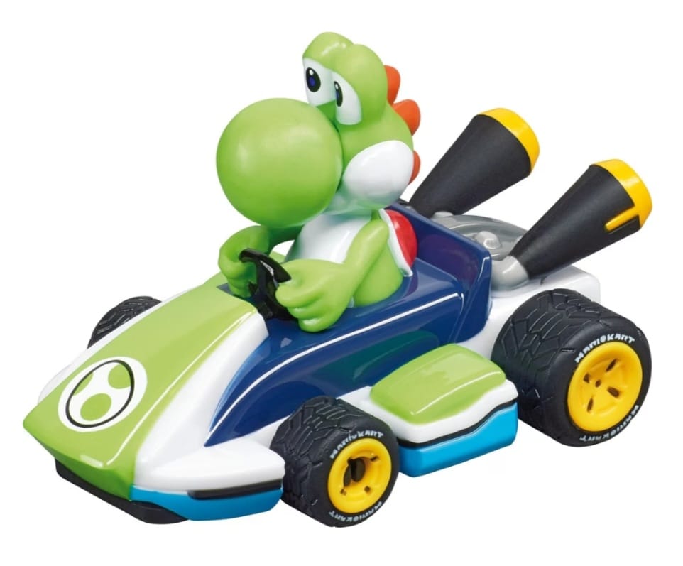 Carrera First - 20063026Nintendo Mario Kart,(Mario und Yoshi) 2,4m  Rennstrecken-Set, 2 ferngesteuerte Fahrzeuge, B-WARE